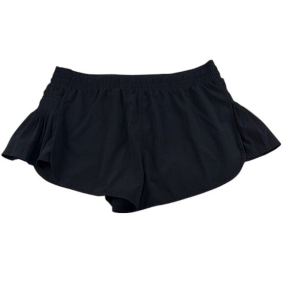JoyLab Running Shorts Black Lined Ruffle Women's Size XXL - Picture 1 of 7